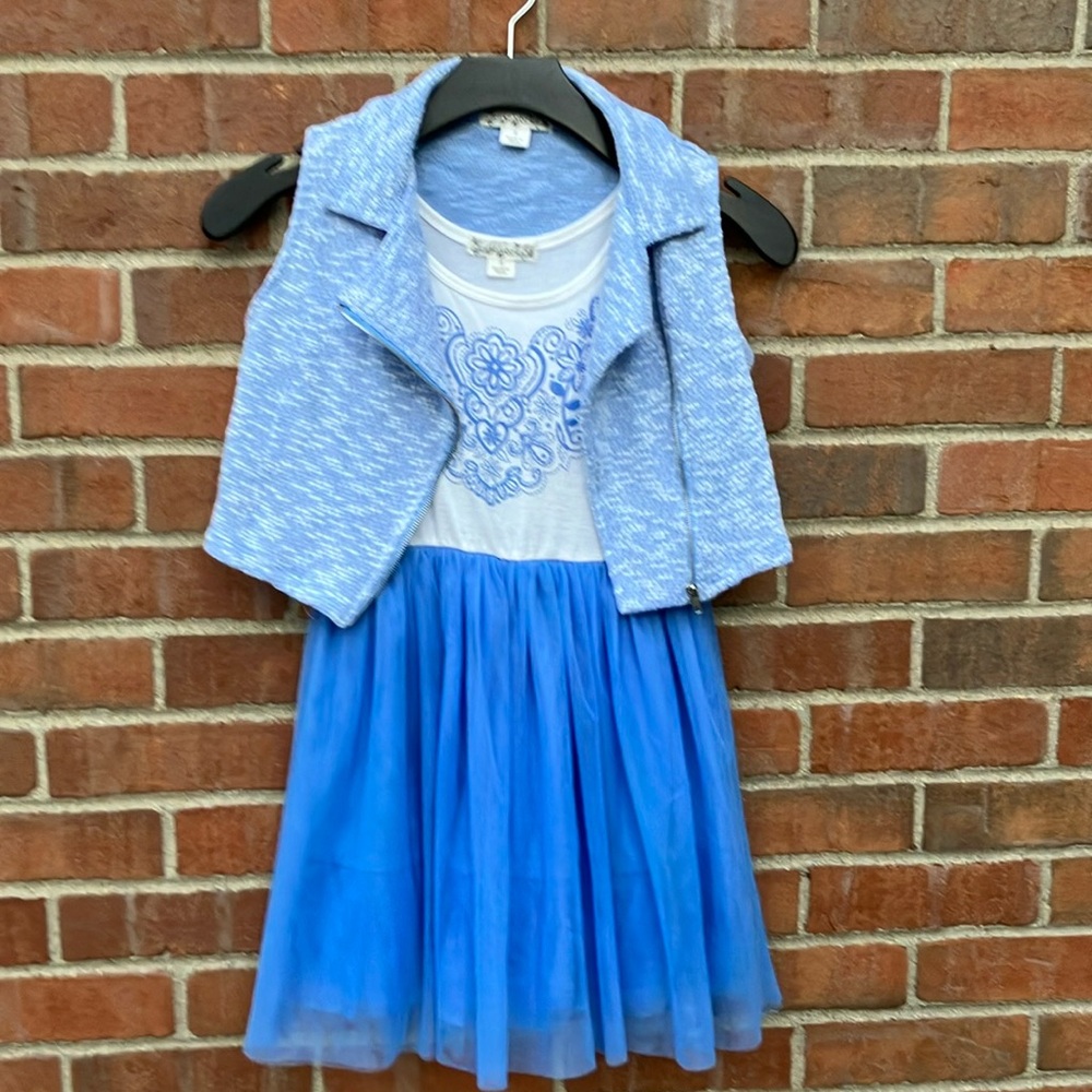 EUC Sz 8 Knitworks 2pc set dress jacket